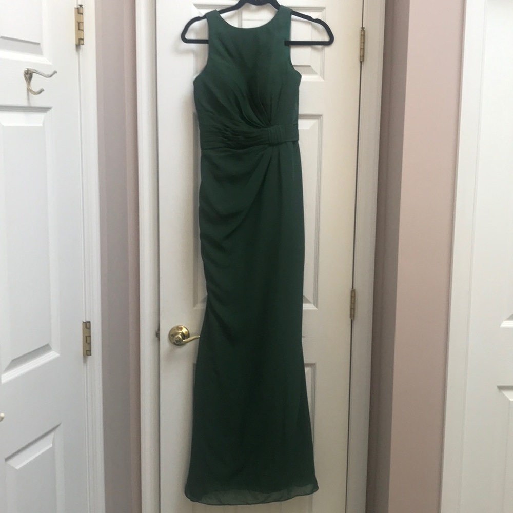 Elegant Emerald Green Gown